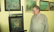 Wernisaż wystawy prac Władysława Rybaka z Klubu Plastyka