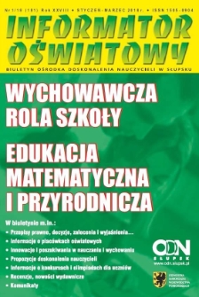 Informator Oświatowy, 2018, nr 1