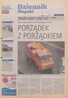 Dziennik Słupski, 2003, nr 18