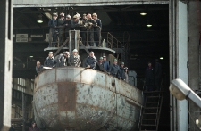 Kuter rybacki WŁA 301 - wodowanie