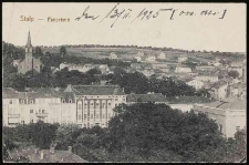 Panorama of Stolp: Schrader Square, St Peter's Church, fields