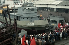 Holownik "Czesław" B 821-1 - wodowanie