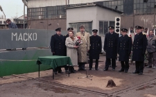 Okręt ratowniczy typu Maćko projektu 5002 - wodowanie oraz okręt Zbyszko