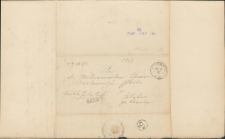 Przesyłka sądowa nadana 15 marca 1867 r.