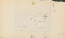 Pismo urzędowe z Nadleśnictwa w Mirachowie do adresata w Gdańsku