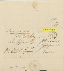 List nadany w Kartuzach 12 stycznia 1871 r.