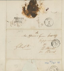 List nadany w Kartuzach 13 grudnia 1853 r.