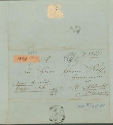 List nadany w Kartuzach w 1848 r.