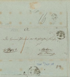 List wysłany z Kartuz w 1837 r.