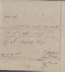 List nadany w Kartuzach w 1827 r.