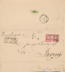 List nadany w Kartuzach 5 marca 1883 r.