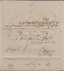 List nadany w Kartuzach w 1832 r.