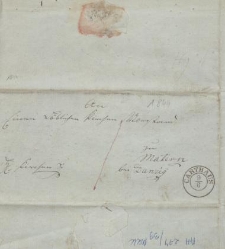 List nadany w Kartuzach 9 czerwca 1844 r.