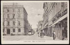 Market square and Holzentorstrasse in Stolp