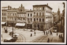 Market square and Schmiedestrasse in Stolp