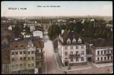 Bachstrasse w Stolpie z panoramą w stronę p&oacute;łnocną