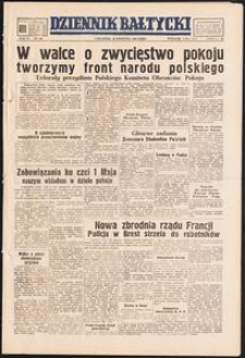 Dziennik Bałtycki , 1950, nr 108