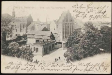 Brama Młyńska i panorama lewobrzeżnego Stolpu