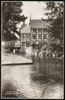 Rzeka w Stolpie - ujście Młyn&oacute;wki