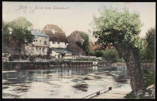 Baszta Czarownic i lewy brzeg rzeki w Stolpie