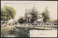 Pr&auml;sidentenstrasse i Pr&auml;sidentenbr&uuml;cke w Stolpie