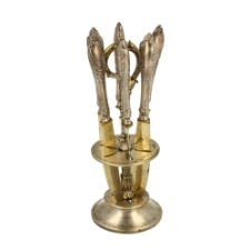 Stand with a set of 6 fruit knives