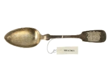 Łyżka z kompletu z herbem Gdańska