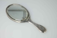 Zwierciadło ręczne z monogramem MG