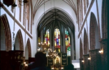 Wnętrze kościoła Najświętrzej Marii Panny w Słupsku
