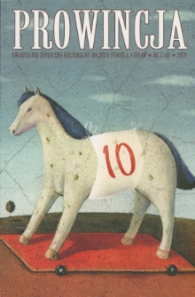 Prowincja : kwartalnik społeczno-kulturalny Dolnego Powiśla i Żuław, 2020, nr 3 (41)