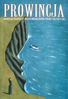 Prowincja : kwartalnik społeczno-kulturalny Dolnego Powiśla i Żuław, 2016, nr 1 (23)