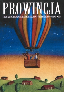 Prowincja : kwartalnik społeczno-kulturalny Dolnego Powiśla i Żuław, 2014, nr 1 (15)