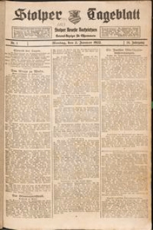 Stolper Tageblatt.Stolper Neueste Nachrichten Nr. 1