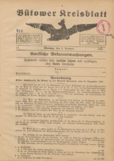 Bütower Kreisblatt 1921