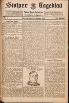 Stolper Tageblatt.Stolper Neueste Nachrichten Nr. 19