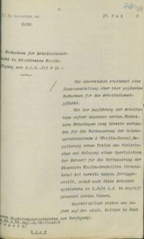 Pismo nadburmistrza Koszalina do prezydenta rejencji koszalińskiej z 17.05.1933 r.