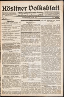 Kösliner Volksblatt [1919-07] Nr. 160
