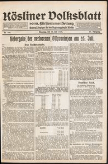 Kösliner Volksblatt [1919-07] Nr. 162