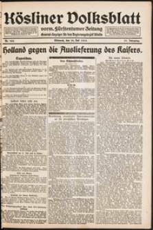 Kösliner Volksblatt [1919-07] Nr. 163
