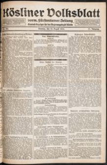 Kösliner Volksblatt [1919-08] Nr. 185