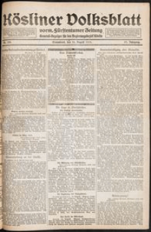 Kösliner Volksblatt [1919-08] Nr. 190