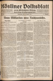 Kösliner Volksblatt [1919-08] Nr. 194