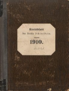 Kreisblatt des Kreises Schivelbein. Jahrgang 1910