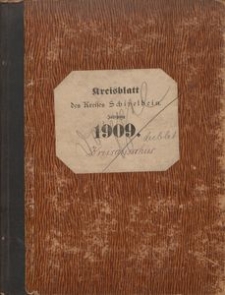 Kreisblatt des Kreises Schivelbein. Jahrgang 1909