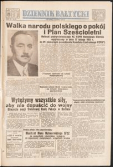 Dziennik Bałtycki, 1951, nr 52