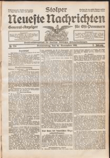 Stolper Neueste Nachrichten. Nr 270/1911