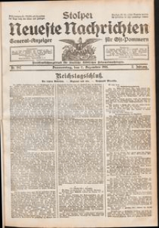 Stolper Neueste Nachrichten. Nr 287/1911