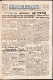 Dziennik Bałtyckii, 1951, nr 205