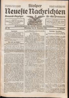 Stolper Neueste Nachrichten. Nr 291/1911