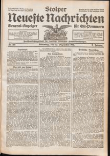 Stolper Neueste Nachrichten. Nr 291/1911
